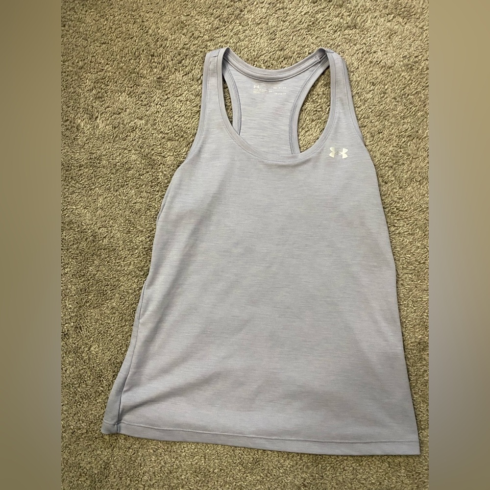 Under Armour Women's HeatGear Racerback Tank - Light Lavender Haze